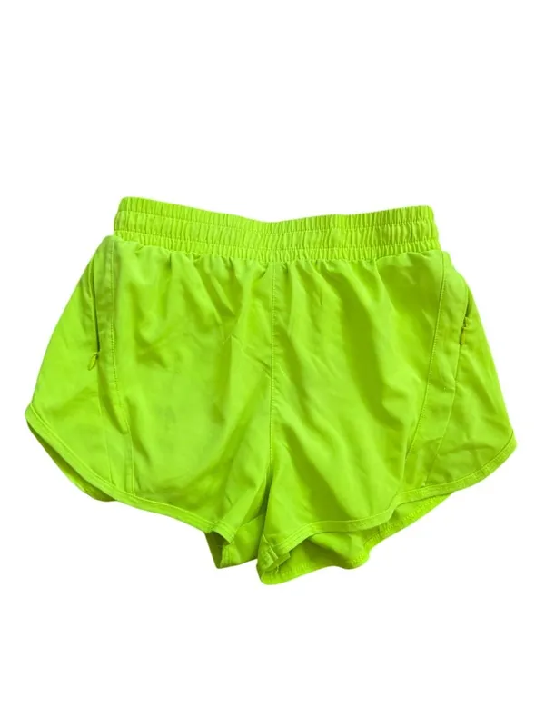 LULULEMON Neon Yellow Active Run Shorts Size 2 - Image 5
