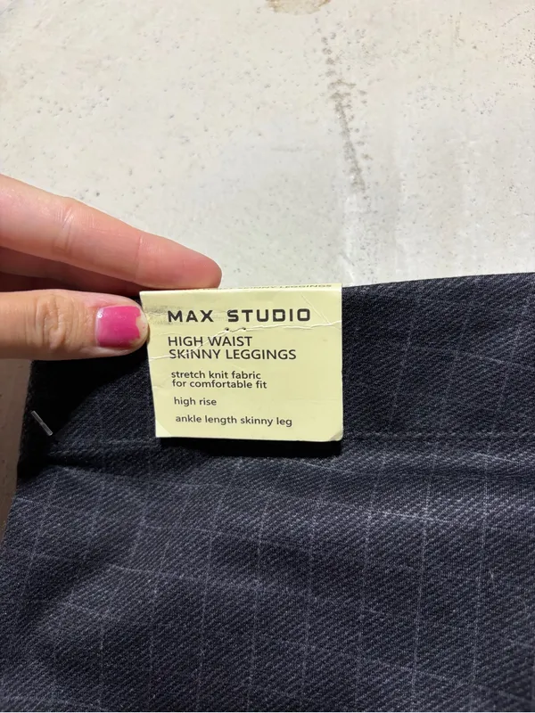 Max studio NWT high waist skinny leggings small MSRP$98 - Image 7