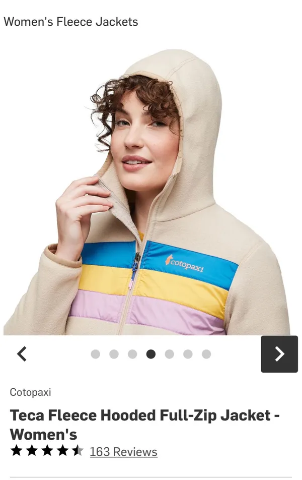 Cotopaxi Teca Fleece Jacket Women’s Full-Zip - Image 2