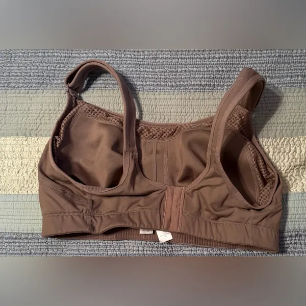 SYROKAN Front Adjustable Sports Bra Brown Size undefined - Image 3