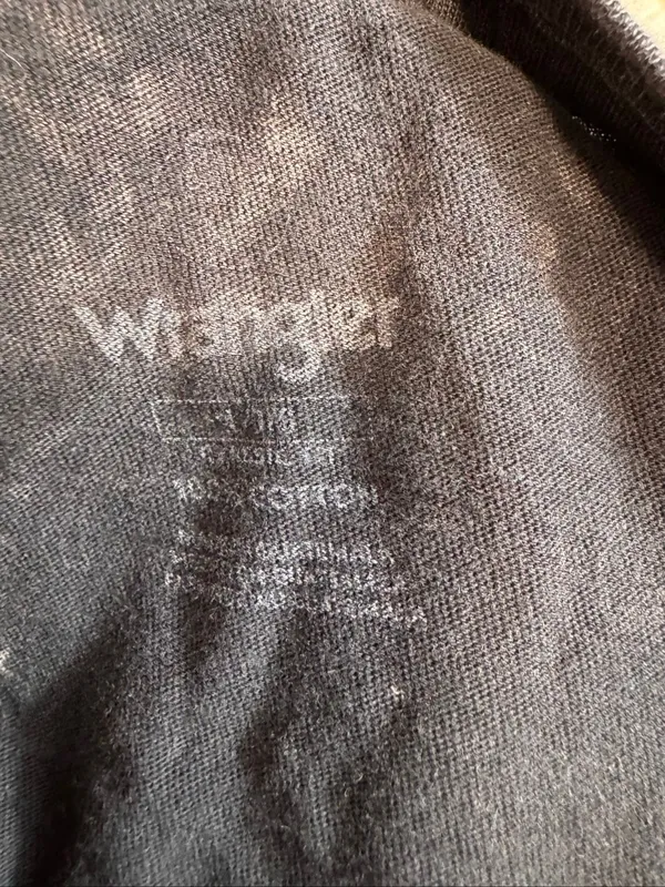 Wrangler Mineral Wash Cobra Graphic T-Shirt Mens L Charcoal Black Vintage Ride - Image 7
