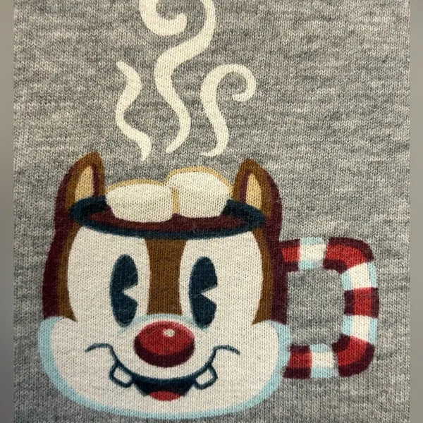 Disney Mickey Mouse Friends Holiday treats One-Piece Pajama hood ears adult XXL - Image 7