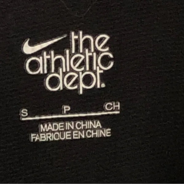 Nike Athletic Dept. Textured Design Zip Up Hoodie Size Small - Image 7
