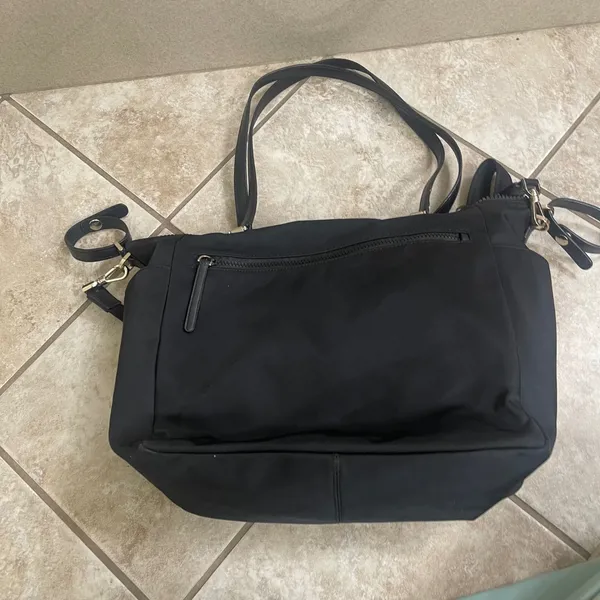 Kate Spade Chelsea Black‎ Nylon Baby Bag Diaper Bag Crossbody interior Matt - Image 2