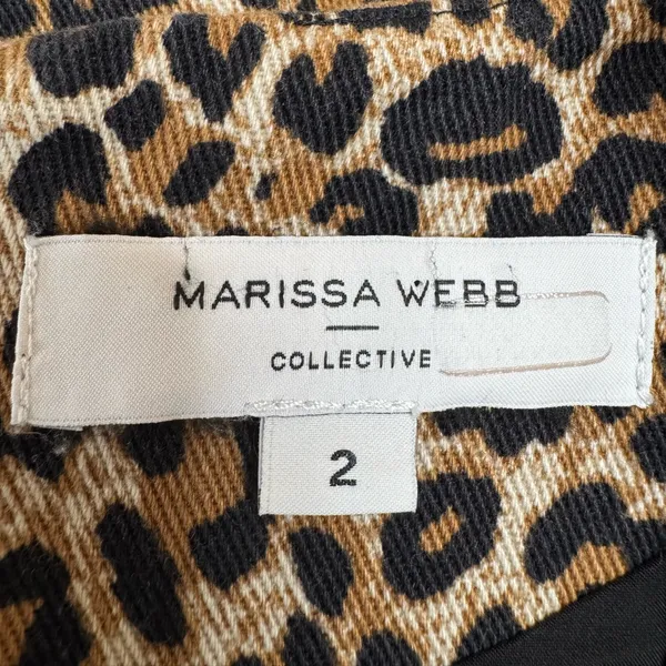 Marissa Webb Collective Carly Leopard Cheetah Mini Dress size 2 $398 - Image 10