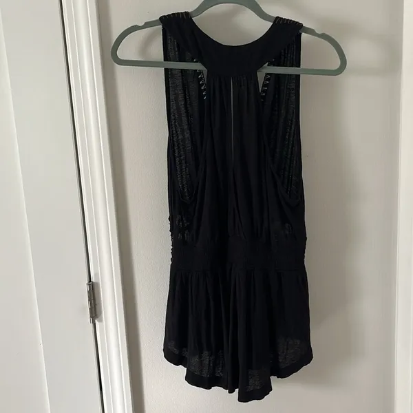 Free People black tank in size Large - Image 5