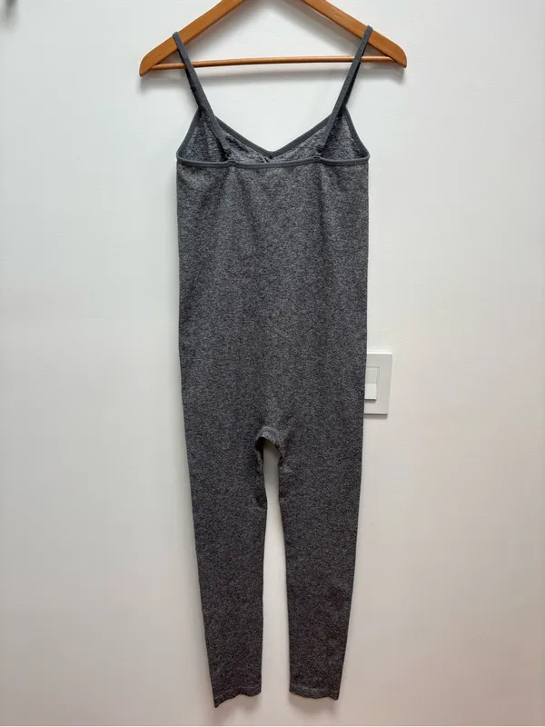 HATCH The Body Rib Unitard in heather grey one piece M - Image 7