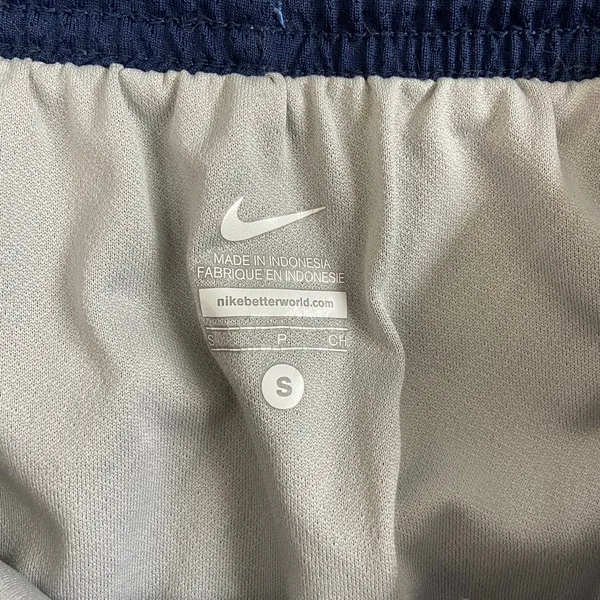 Nike women's‎ blue lined athletic active pull on drawstring sports shorts small - Image 8