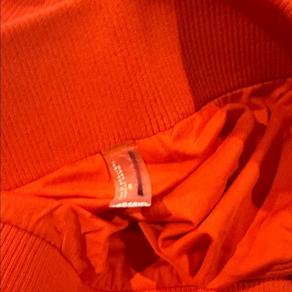 NWOT Free People Movement Prep In Your Step Shorts Orange White Small - Image 5