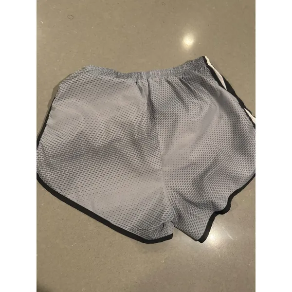 Nike Dri-FIT‎ Running Shorts Women's Gray Athletic Training Gym Workout medium - Image 5