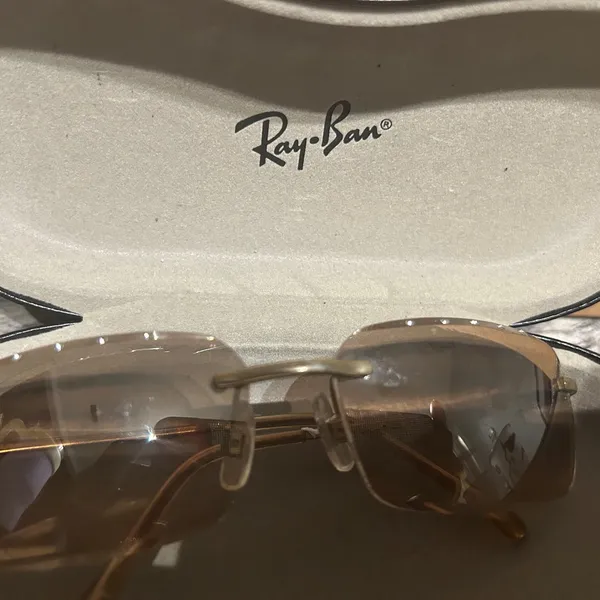 Ray-Ban Women's Gold Sunglasses - Image 2