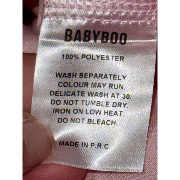 NWT Babyboo Rheanna Blush Pink Satin Strapless Cowl Neck Maxi Dress Women Size S - Image 13