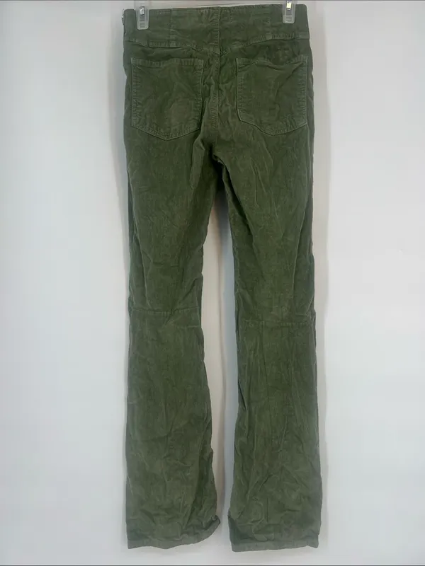 We the free  Green Corduroy flat front Pants - Image 7