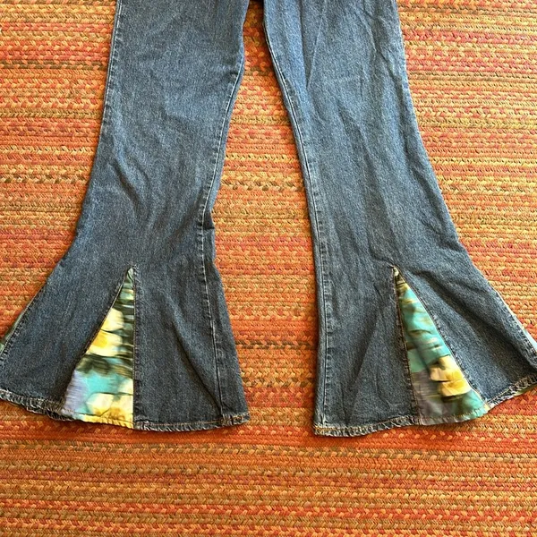 VINTAGE MUDD BOHO WESTERN EXTRA FLARE JEANS - Image 5