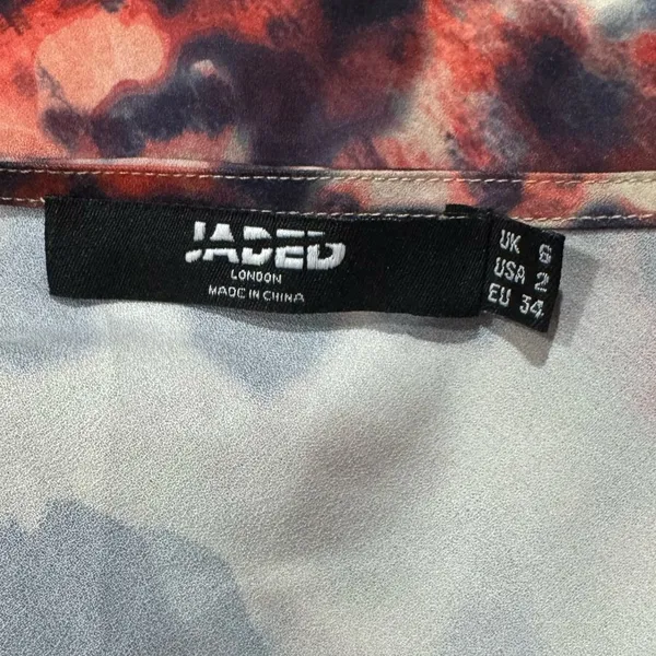 Jaded London Tie Dye Print One Shoulder Ruched Mini Dress Women's 2 - Image 2