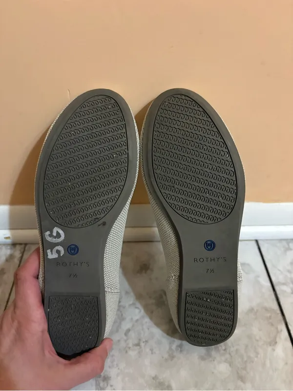 Rothy’s The Daily Flats in Retired Flax Birdseye - Image 8