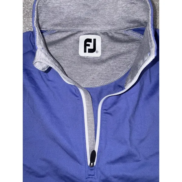 Women's FootJoy Quarter-Zip Long Sleeve‎ Sun ProtectionPullover Peach Size Small - Image 2
