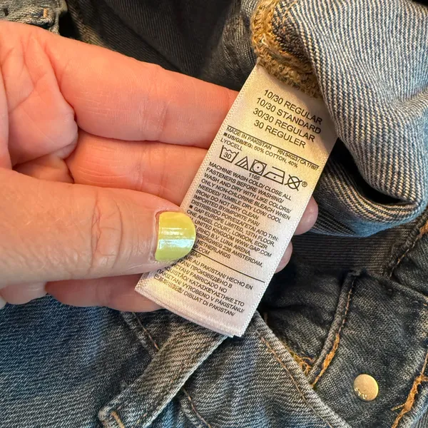 Gap Womens Carpenter Jeans Baggy Fit HighRise Gorpcore Size 10 / 30 - Image 5