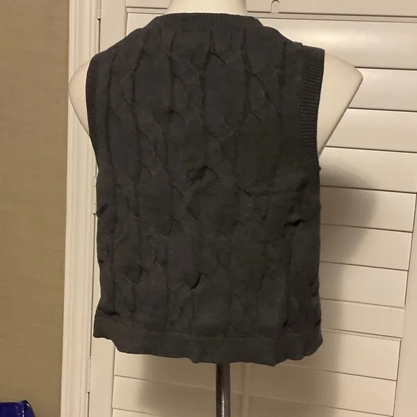 a new day Charcoal V-Neck Sweater Vest - Image 4