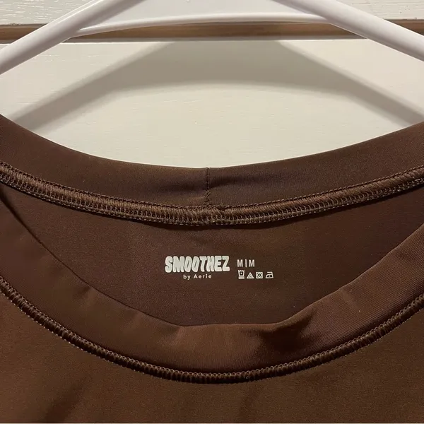 Aerie Smoothiez Brown Crop Top - Image 5