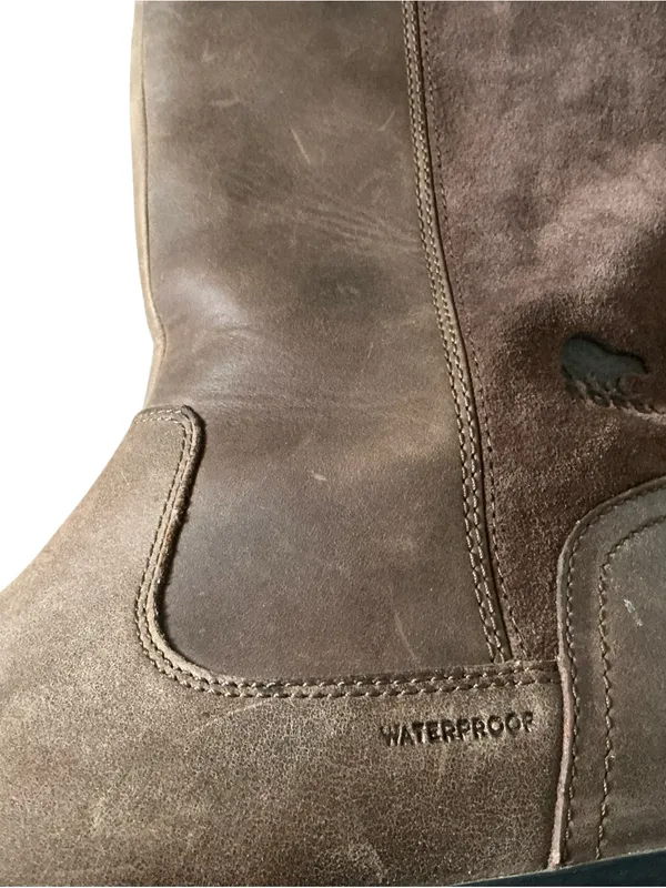 Sorel women’s Emelie tall equestrian riding boots brown waterproof leather sz 8 - Image 4