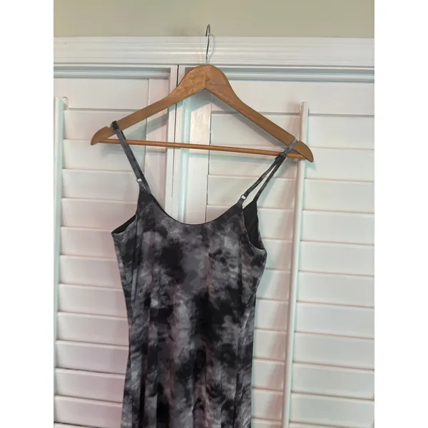 No Boundaries Black Tie Dye Mesh Maxi Dress‎ Size Medium - Image 5