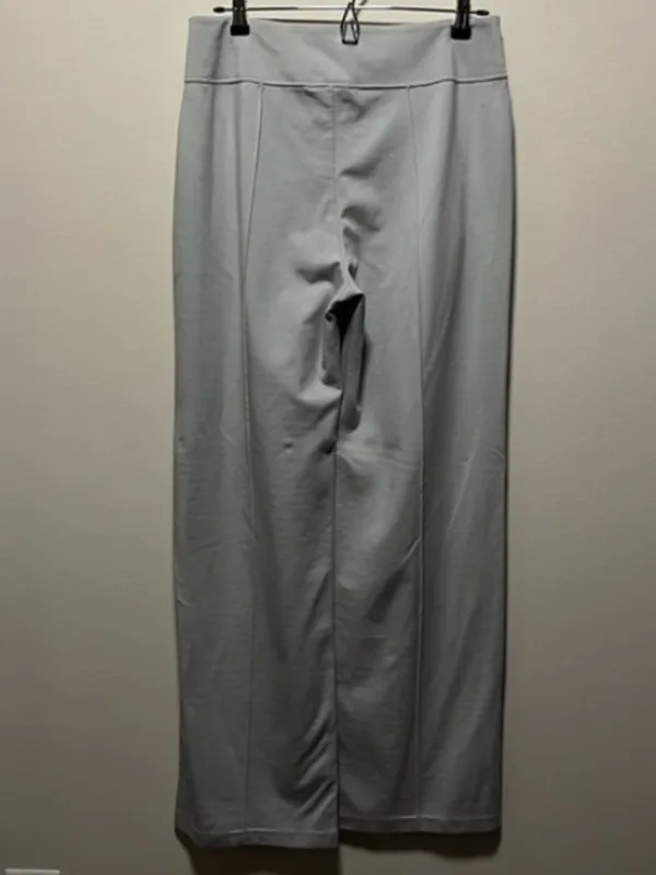 ATHLETA Venice High Rise Wide Leg Pant, Light Grey, Size 10 - Image 5