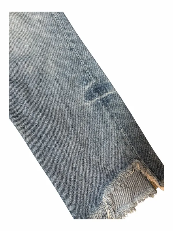 Hidden Crop Jeans Cutoff frayed hems Blue Size 26 - Image 3