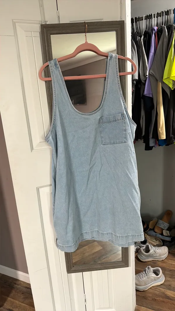 universal threads denim tank dress - Image 2