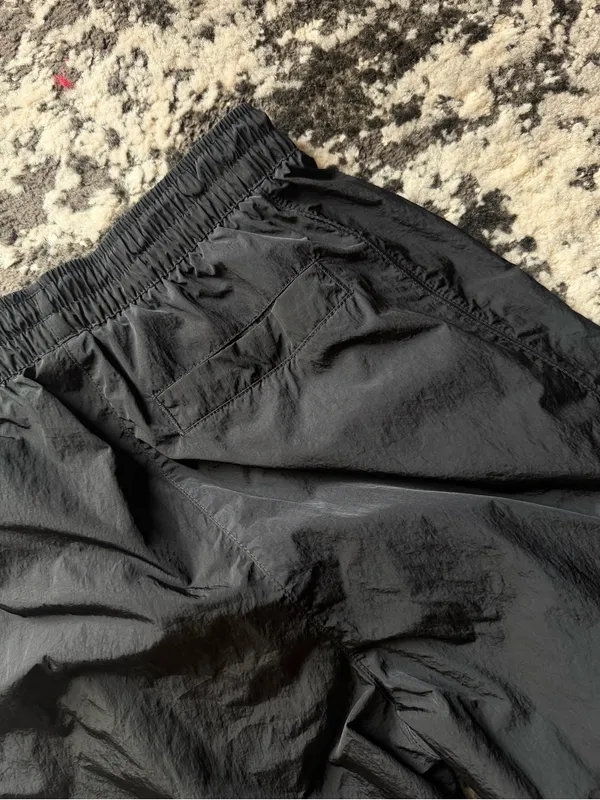 Nike Black Lightweight Track Pants with White Swoosh - Image 7