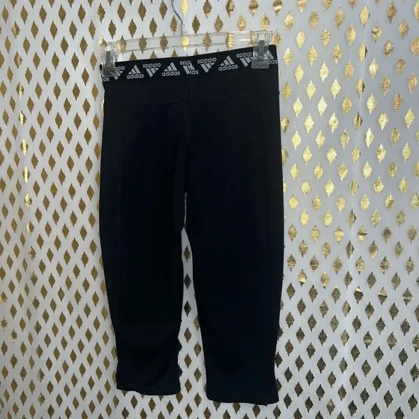 Adidas capri leggings black size S - Image 2