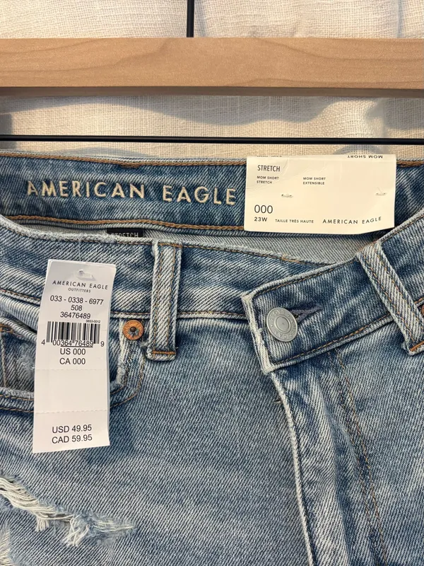 American Eagle Denim Mom Short Stretch - Image 3