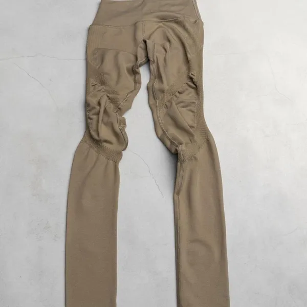 Alphalete Amplify Seamless Leggings Khaki Size‎ S - Image 3