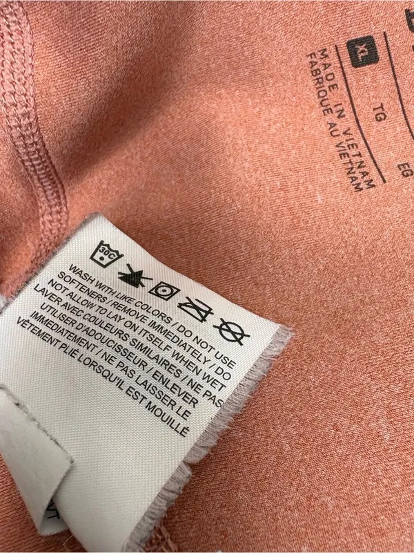 Nike salmon pink burgundy capri yoga Pilate leggings fall casual athletic XL - Image 4