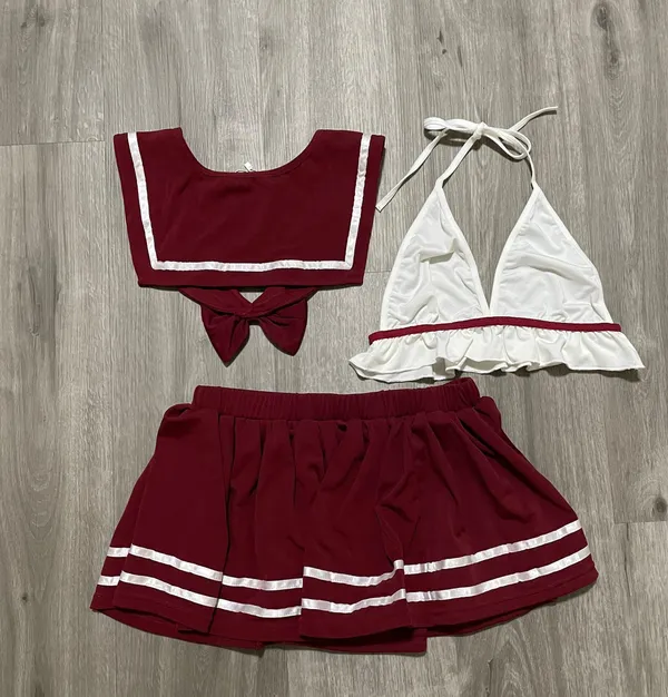 Avidlove School Girl Role play Lingerie Set Sexy Costumes - Image 2