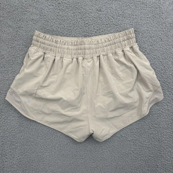 Lululemon Hotty Hot High Rise Shorts 2.5" Taupe Athletic Athleisure Women's 8 - Image 2