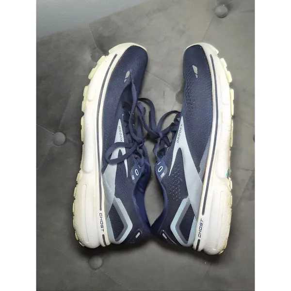Brooks Ghost Women’s Running Shoes 9 Navy and White - Image 5