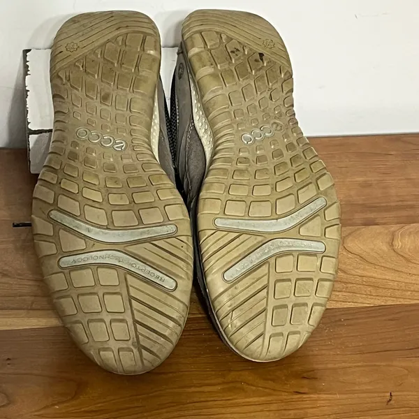 ECCO Receptor Lite‎ Yak Leather Hiking Shoes Taupe Brown Sneakers Womens 39 - Image 7
