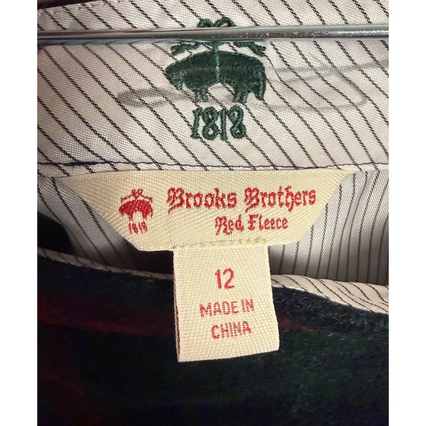 Brooks Brothers Skirt Womens 12 Pleat Plaid A-Line Academia Work Preppy Luxury - Image 3