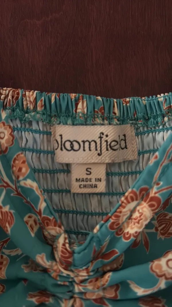 Floral dress Blue - Image 2