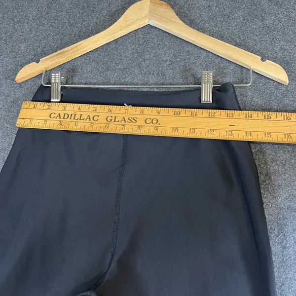 Old‎ Navy Active PowerSoft Extra High Rise Flare Leggings Black Womens Medium - Image 6