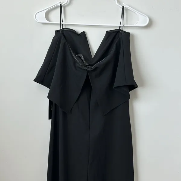 Lulu’s Power of Love Black Strapless Jumpsuit Size: M - Image 12