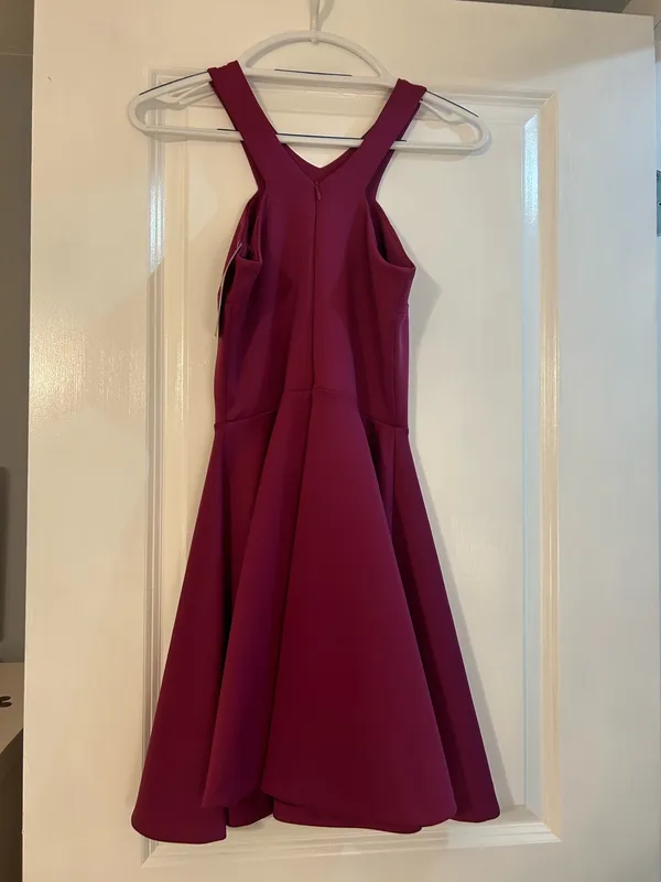 Pink Homecoming Dress Purple - Image 4