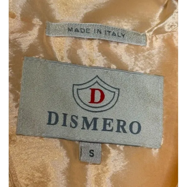 Dismero Women's Blazer Jacket Y2K Vermoda SPA Satin Lined Zipper Pocket‎ Small - Image 5