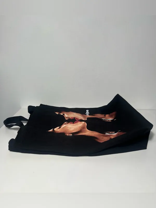 Dua Lipa Radical Optimism Tour Japan VIP Exclusive Black Canvas Tote Bag Merch - Image 7