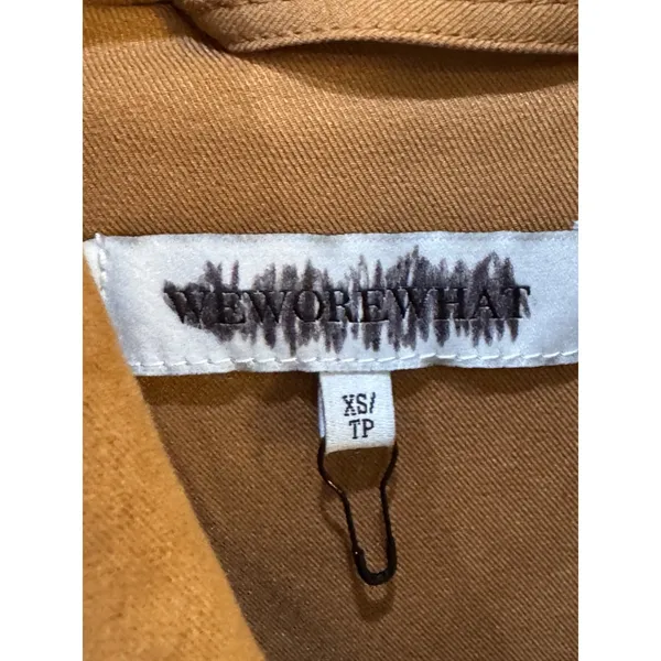 WeWoreWhat Fringe Jacket Acorn Size XS Western Cowgirl Oversized - Image 6