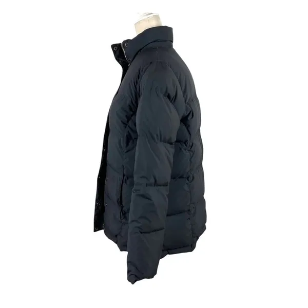 LL Bean Black and Pink Puffer Feather Down Puffer Full Zip Ski Winter Jacket M - Image 7