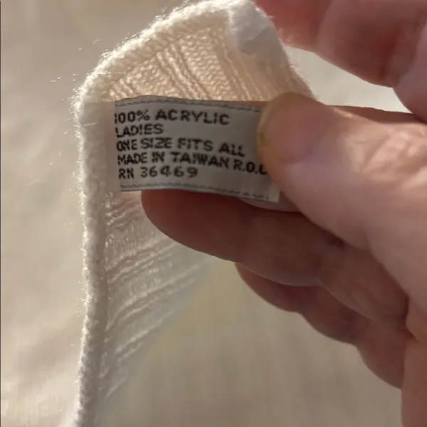 FINAL MARKDOWN White Knit Dicky - Image 3