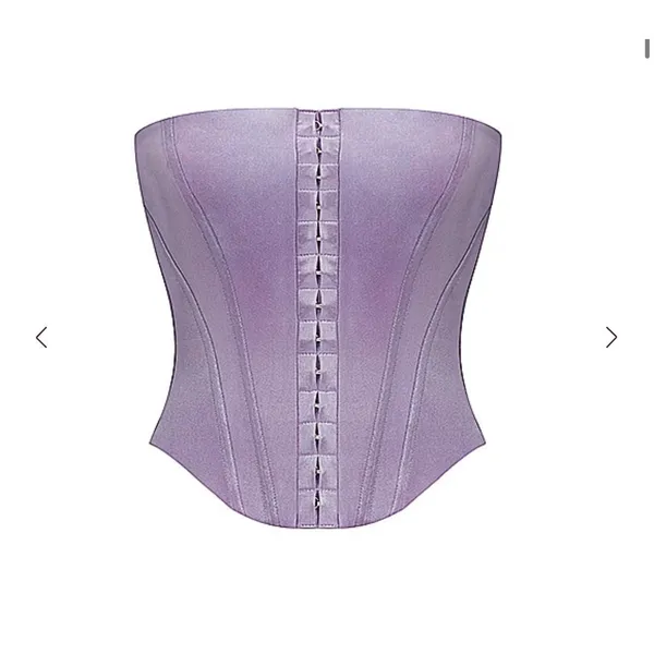 Mistress Rocks House‎ of CB Cultured Lilac Strapless Corset Top NWT Small SOLD OUT - Image 8