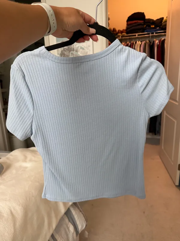 Seashell baby tee Blue Size M - Image 3
